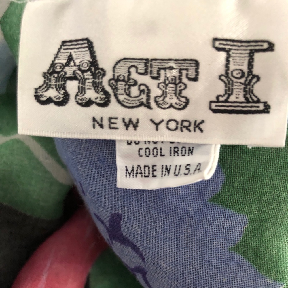 Act 1 Vintage 1980’s Floral Summer Dress - image 8